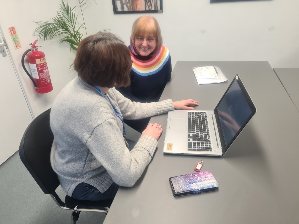 Photo of an advice session